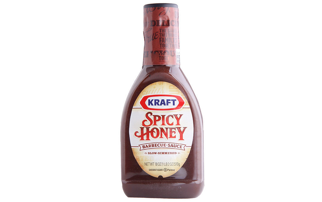 Kraft Spicy Honey Barbecue-Sauce, Slow-Simmered   Plastic Bottle  510 grams